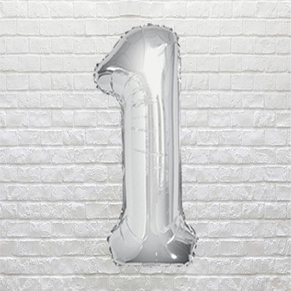 Silver Birthday Number 1