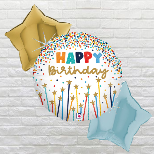 Birthday Candles Balloon Bouquet