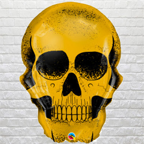 golden skull
