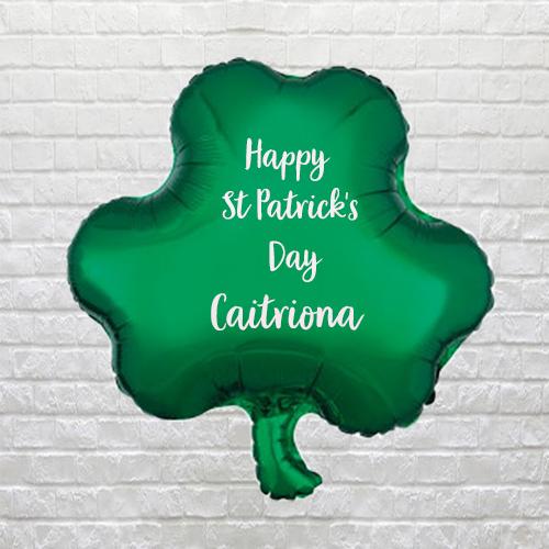 Personalised Green Shamrock