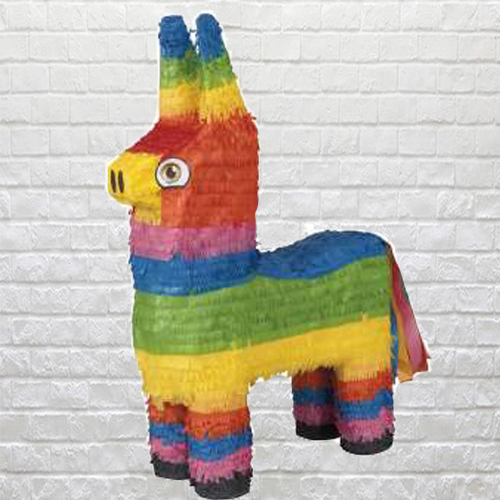rainbow burro pinata