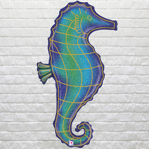 glitter seahorse