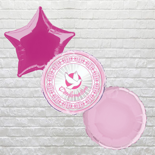 confirmation in pink