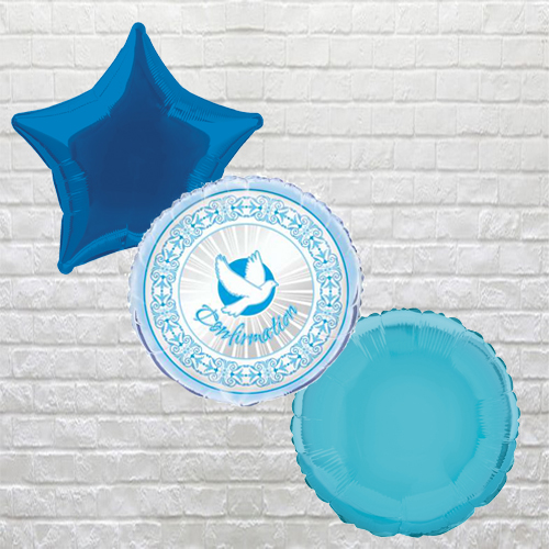 confirmation in blue