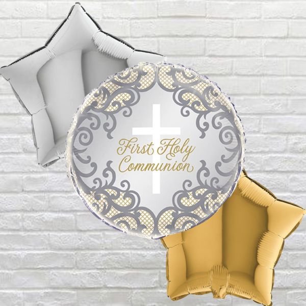 First Holy Communion Silver Bouquet
