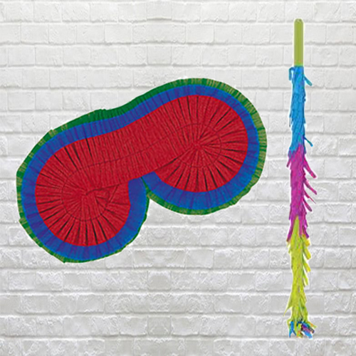 pinata stick and blindfold