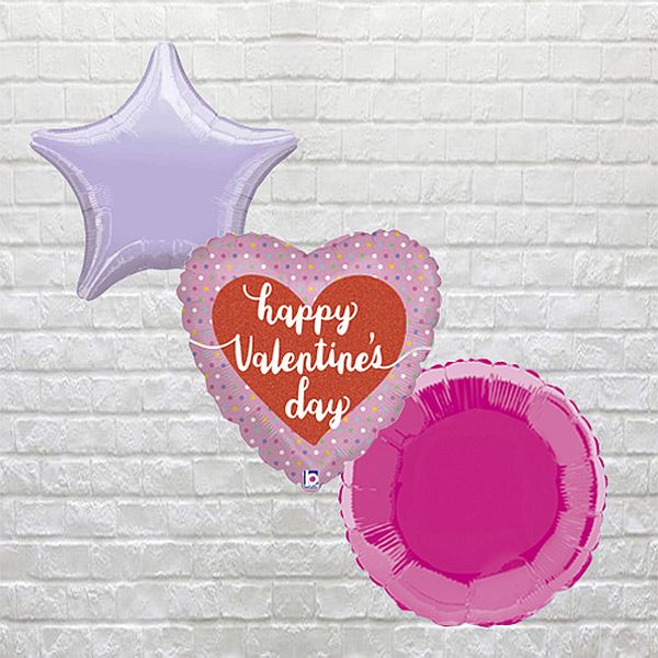 pastel dots valentine bouquet