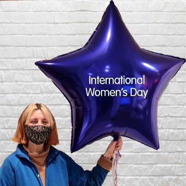 IWD Large Purple Star Foil