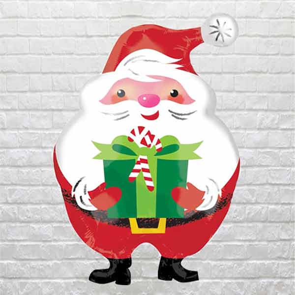 Smiling Santa Balloon