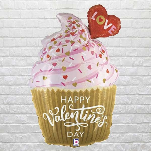 Valentine Gold Cupcake
