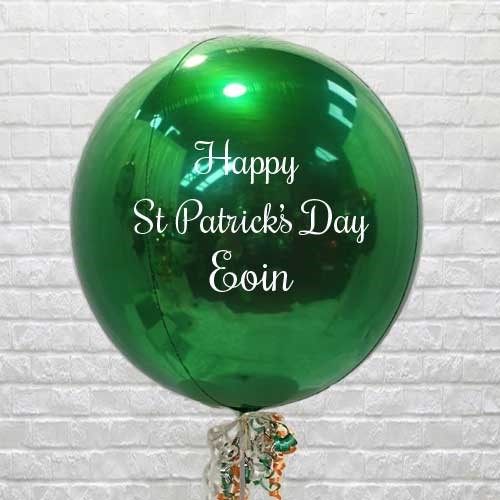 Personalised Green Globe