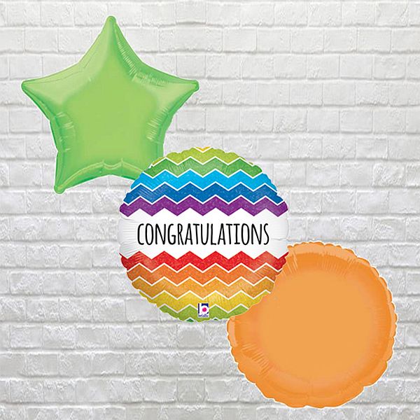 Chevron Congratulations Bouquet