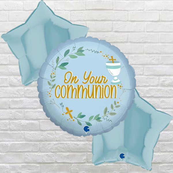 Communion Bouquet Blue
