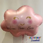 Personalised Pink Cloud Balloon