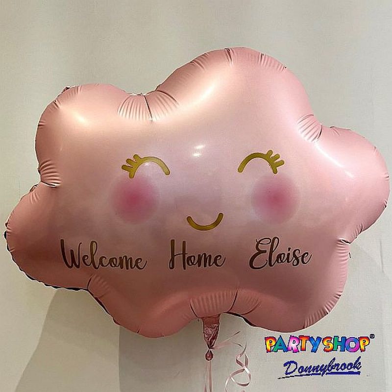 Personalised Pink Cloud Balloon