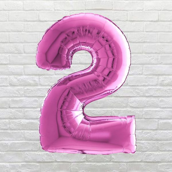pink Birthday Number 2