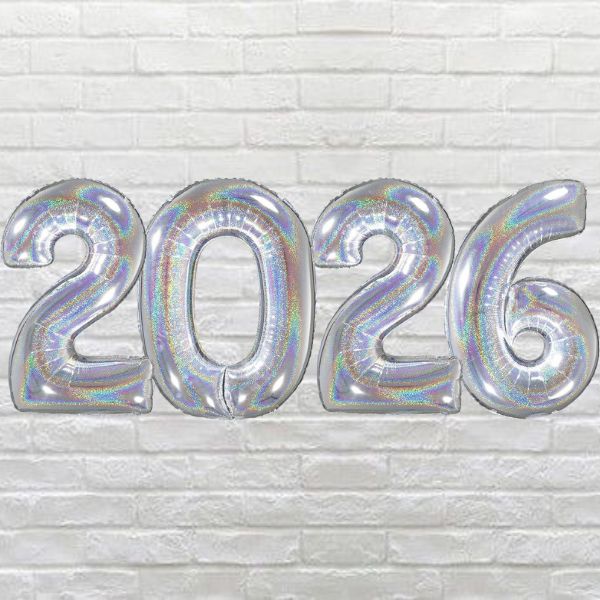 Holographic 2026 Inflated Number Package