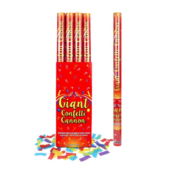 MultiColour Paper Confetti Cannon 80cm