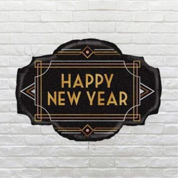 Happy New Year Art Deco