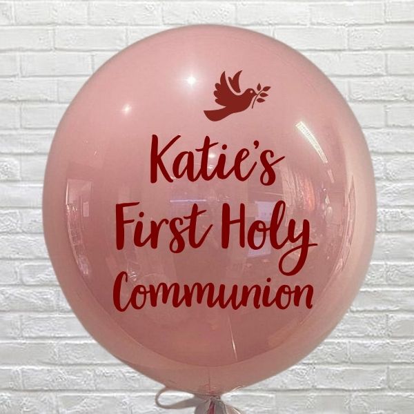 Dusty Pink Personalised Luxe Balloon