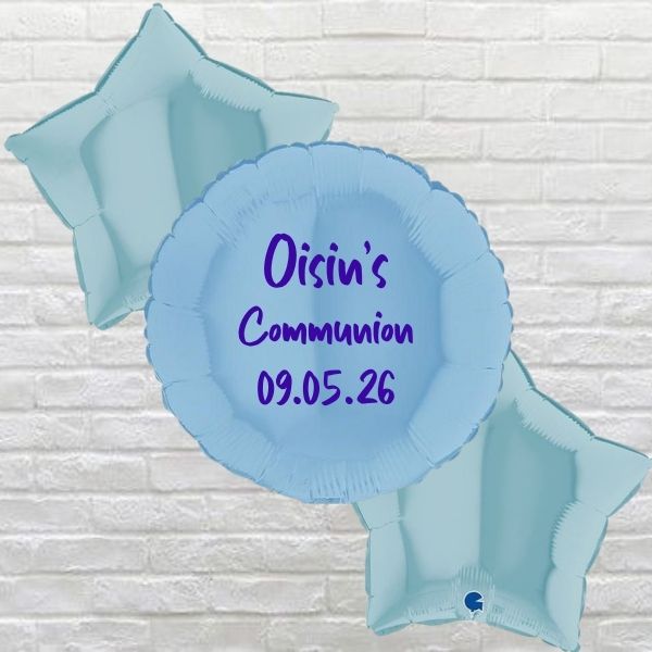 Personalised Communion Bouquet - Boy