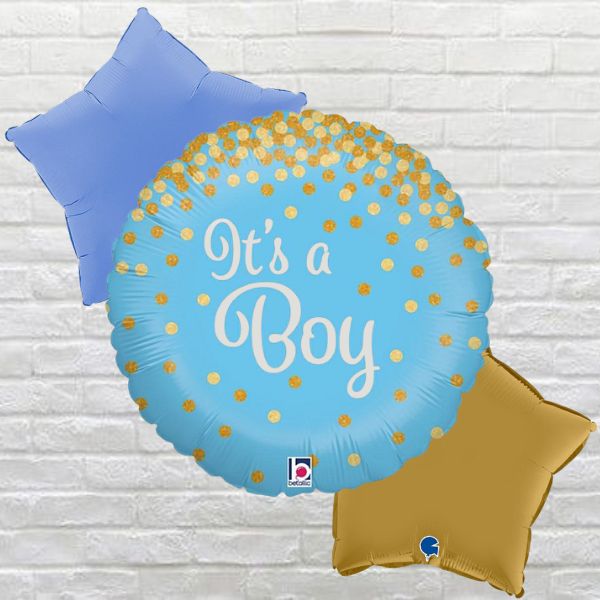GLITTERING ITS A BOY