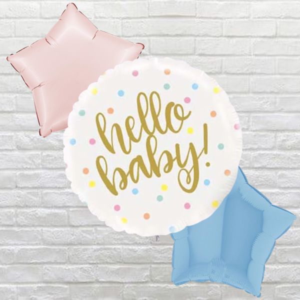 Hello Baby Dots Bouquet